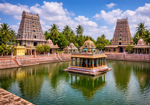 Presence of Holy Tanks and Temples